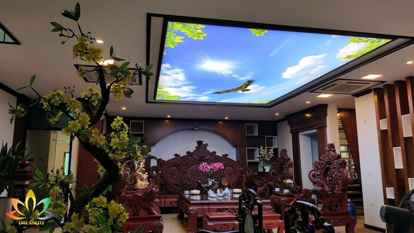 Trần xuyên sáng in hình
